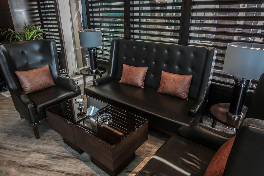 Bay La Sun Hotel And Marina - Emaar King Abdullah Economic City Экстерьер фото The interior of the lounge